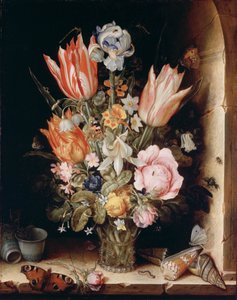Natura morta con fiori in un vaso